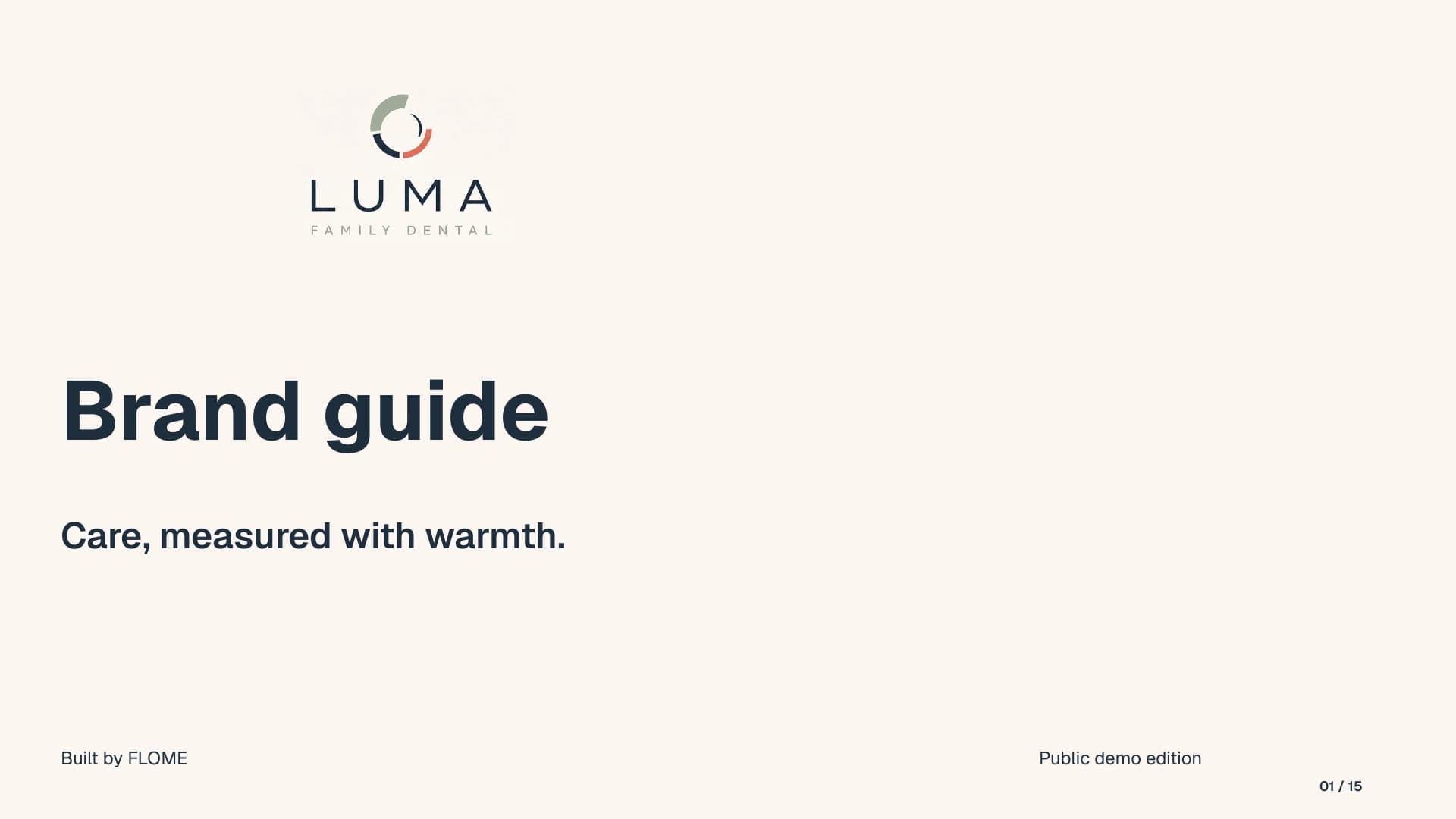 Luma public Brand Guide: Cover